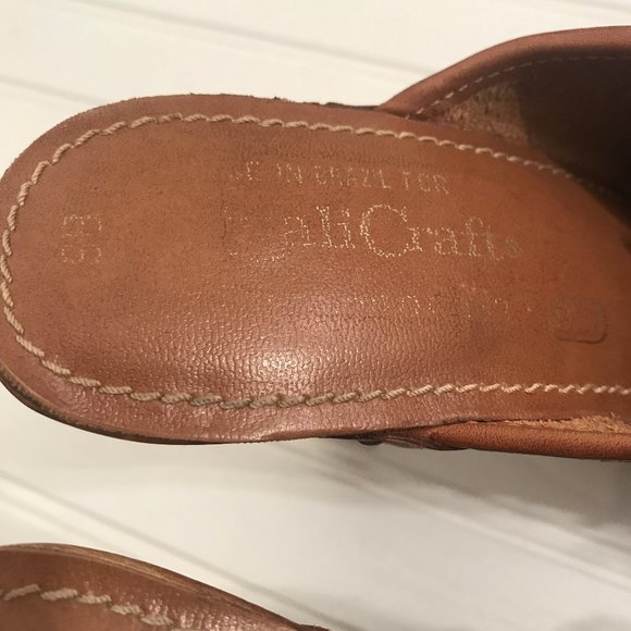 Vintage 70's QualiCraft Wooden Heel Platform Clogs - Picture 13 of 14